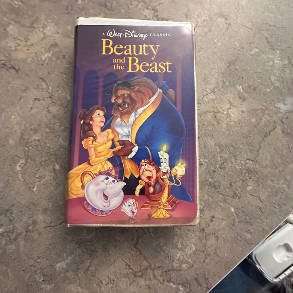 Disney Beauty and the Beast VHS Black Diamond Classic 1325 Walt Disney
